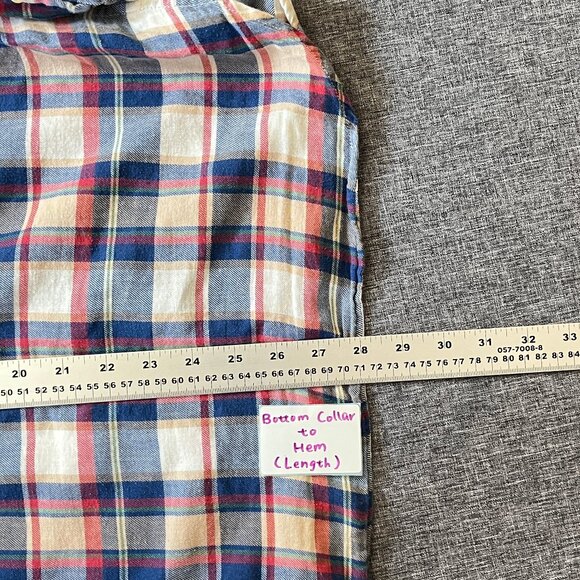 Freenote Cloth Plaid Button Up Shirt - Men's Size M - Picture 10 of 11